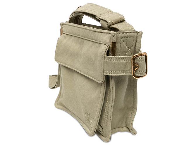 Borsa crossbody per telefono Burberry Brown Mini Nylon Trench - vista 2
