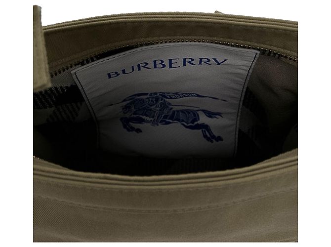 Borsa crossbody per telefono Burberry Brown Mini Nylon Trench - vista 4