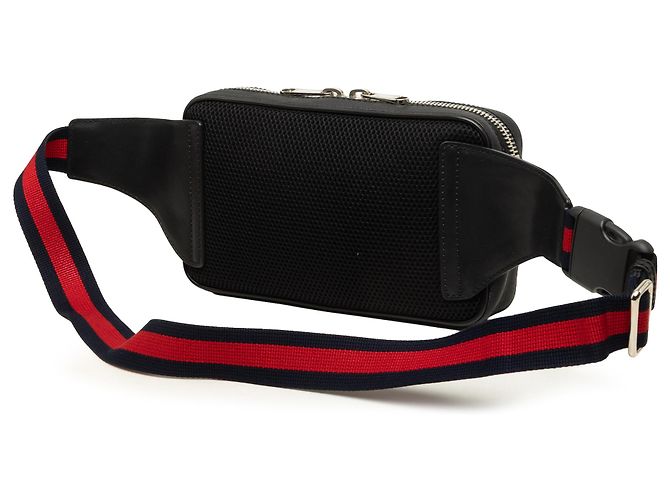 Gucci Black GG Supreme Web Belt Bag - view 2