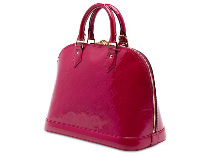 Louis Vuitton Pink Monogram Vernis Alma PM Rosa - vista 2