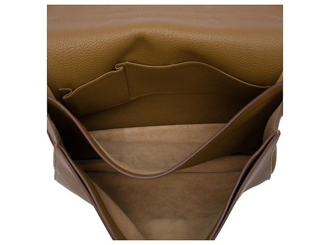Hermès Brown Togo Sac a Depeches 40 Marrom - vista 4