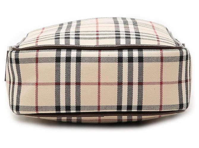 Burberry Beige House Check Canvas Crossbody - view 3