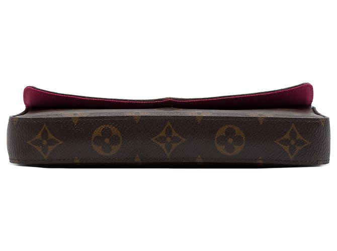Louis Vuitton Brown Monogram Pochette Felicie Marrom - vista 3