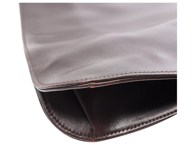Bolso de hombro Gucci de piel de becerro marrón Castaño Marrón oscuro - vista 11