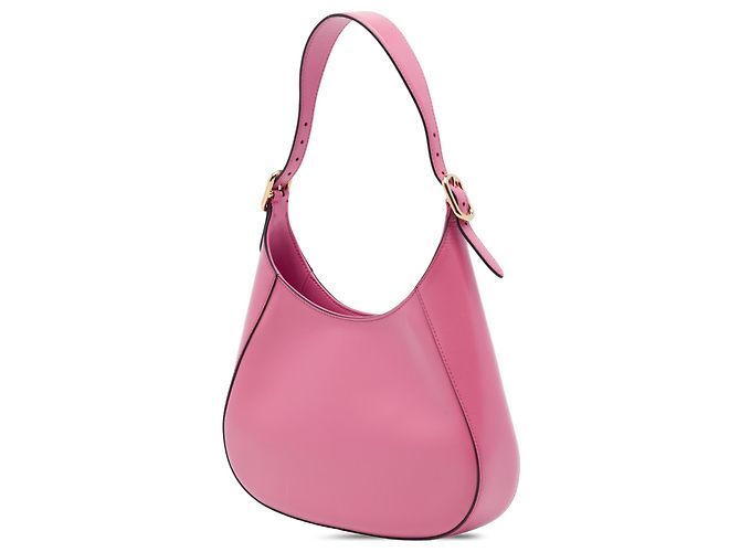 Bolso de hombro Cleo Prada en piel Spazzolato rosa - vista 2