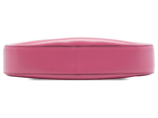 Bolso de hombro Cleo Prada en piel Spazzolato rosa - vista 3