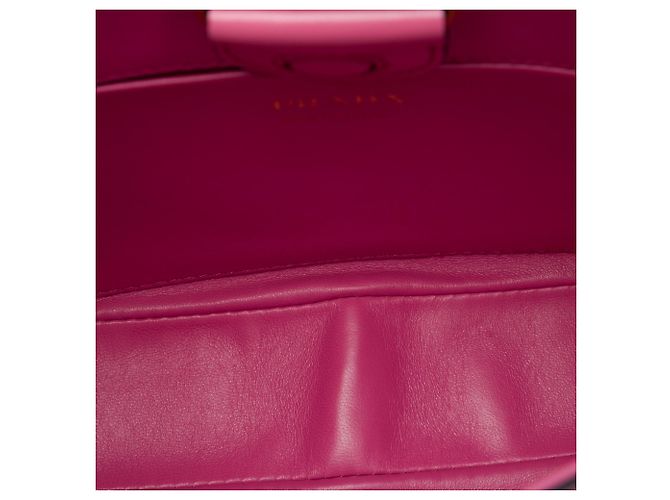 Bolso de hombro Cleo Prada en piel Spazzolato rosa - vista 4