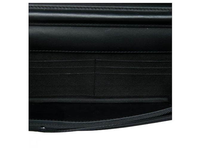 Chanel Black Quilted Patent Boy Wallet on Chain Noir - vue 4