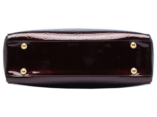 Louis Vuitton Purple Monogram Vernis Melrose Avenue Porpora - vista 3