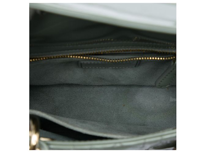 Dior Gray Small Patent Cannage Lady Dior Marrom - vista 4
