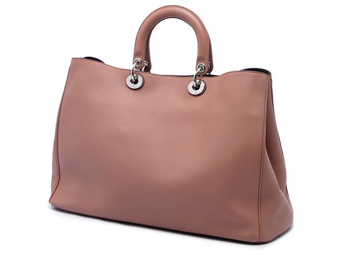 Bolso Diorissimo Dior Grande de piel de becerro rosa Dorado - vista 2