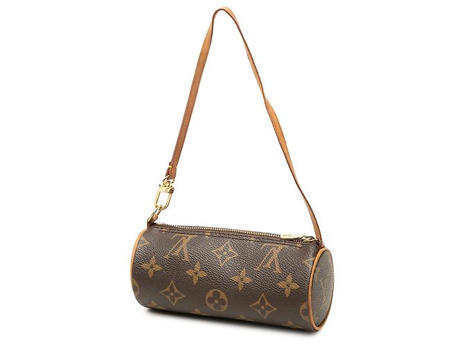 Louis Vuitton Brown Monogram Papillon Pochette Marrom - vista 2