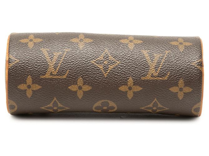 Louis Vuitton Brown Monogram Papillon Pochette Marrom - vista 3
