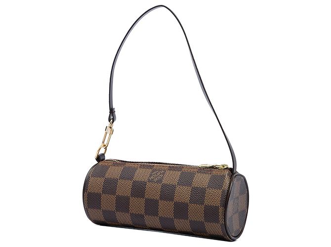 Louis Vuitton Brown Damier Ebene Papillon Pochette Marrom - vista 2