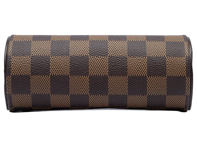 Louis Vuitton Brown Damier Ebene Papillon Pochette Marrom - vista 3
