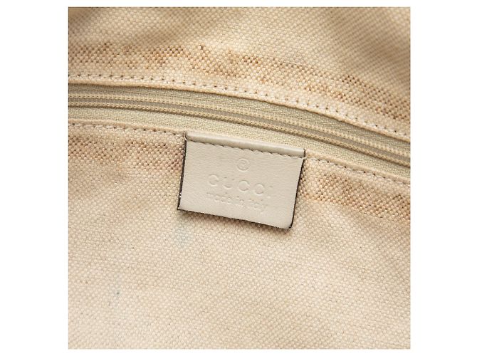 Borsa Gucci Beige GG Canvas Sukey Satchel - vista 5