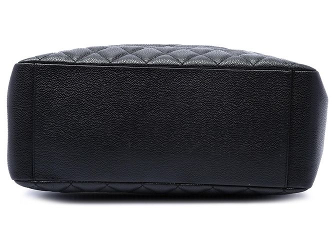 Chanel Black Caviar Grand Shopping Tote Schwarz - Ansicht 3