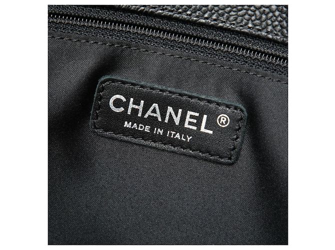 Chanel Black Caviar Grand Shopping Tote Schwarz - Ansicht 5