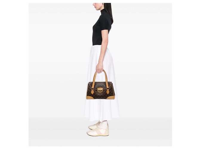 Louis Vuitton Brown Monogram Beverly GM Marrom - vista 6