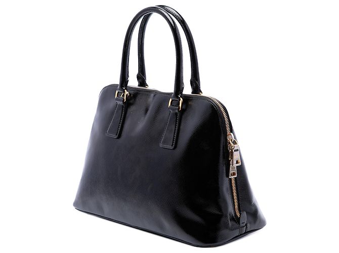 Bolso Prada Promenade Medium de Saffiano Vernice Negro - vista 2
