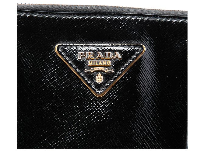 Bolso Prada Promenade Medium de Saffiano Vernice Negro - vista 5