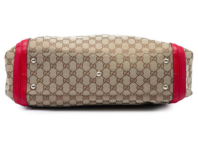 Gucci Bella Convertible Tote aus beigem GG Canvas - Ansicht 3