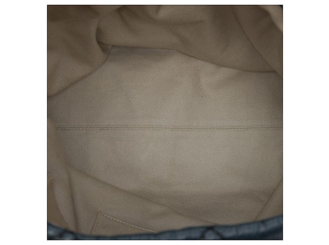 Borsa Tote Chanel Sea Hit in vitello iridescente matelassé nero - vista 4