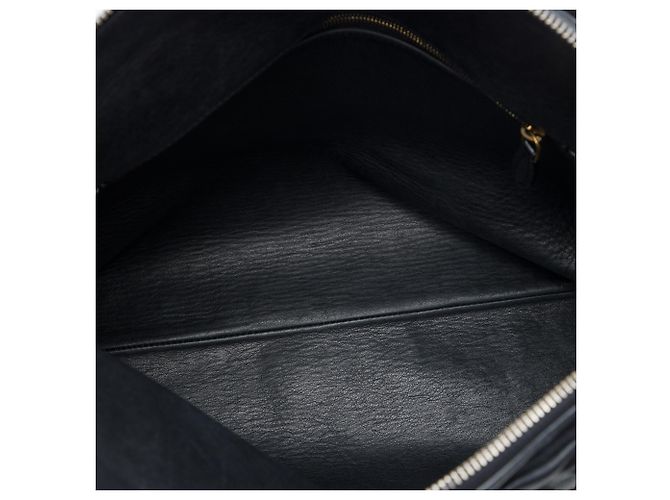Borsa Louis Vuitton Black Limited Edition Calfskin Boudoir Lockit Chain Bag Nero - vista 4