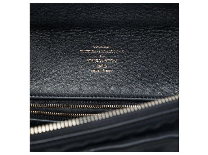 Borsa Louis Vuitton Black Limited Edition Calfskin Boudoir Lockit Chain Bag Nero - vista 5