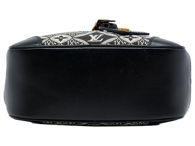 Louis Vuitton Black Monogram Jacquard Since 1854 Mini Deauville Nero - vista 3