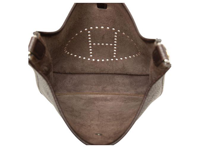 Hermès Brown Clemence Evelyne I GM Braun Dunkelbraun - Ansicht 4