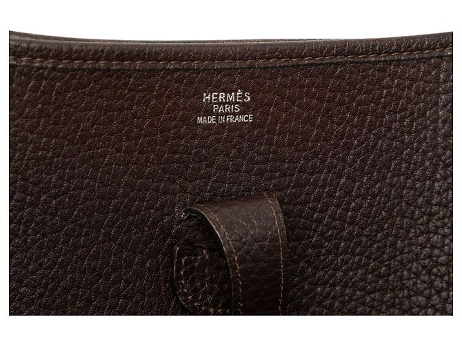 Hermès Brown Clemence Evelyne I GM Braun Dunkelbraun - Ansicht 5