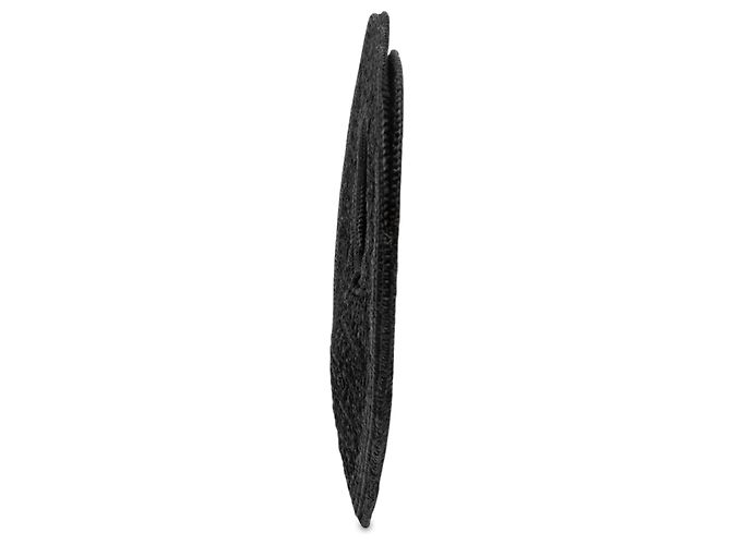 Jacquemus Black Raffia Le Spiaggia Coeur Handtasche Schwarz - Ansicht 6