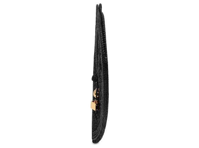 Jacquemus Black Raffia Le Spiaggia Coeur Handtasche Schwarz - Ansicht 7