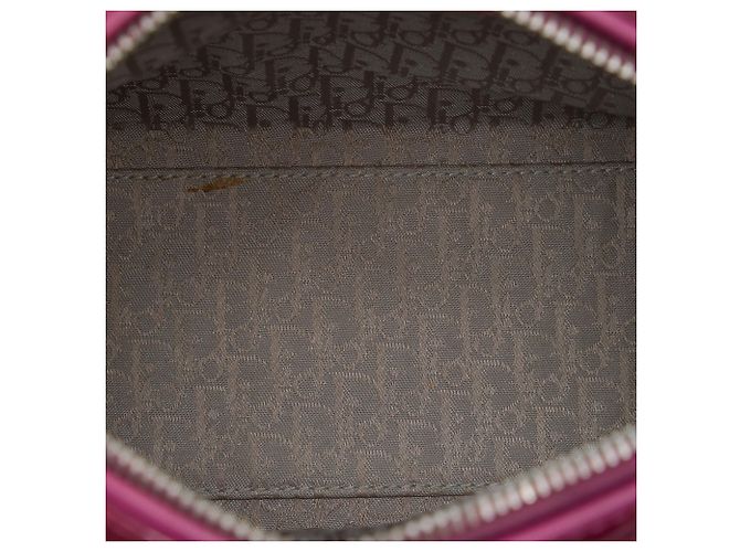Dior Pink Medium Patent Cannage Lady Dior Rosa - vista 4