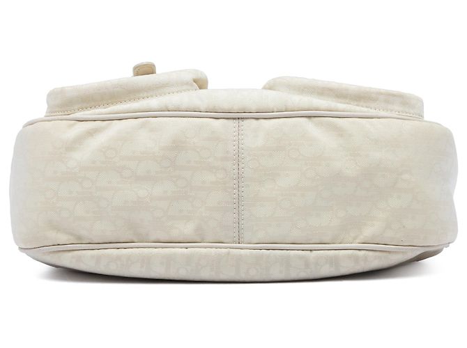 Dior Brown Diorissimo Trotter Canvas Lovely Charm Schultertasche Braun Beige - Ansicht 3