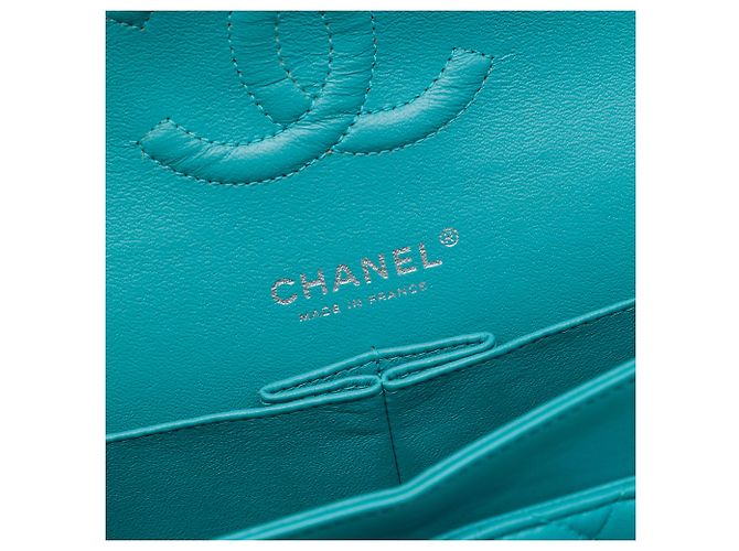 Chanel Blue Medium Classic Lambskin Double Flap - view 5