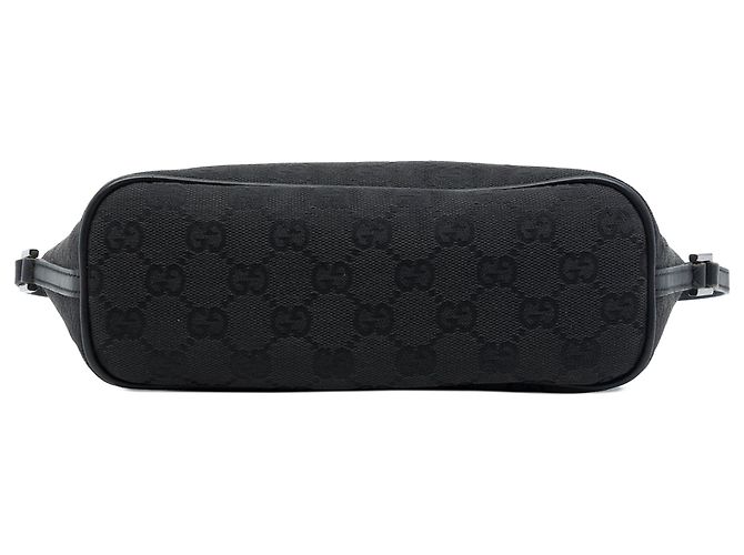 Gucci Black GG Canvas Boat Negro - vista 3