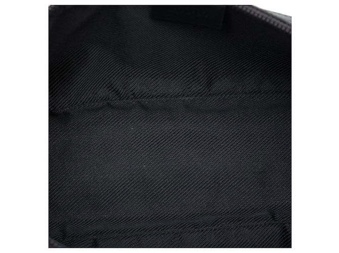 Gucci Black GG Canvas Boat Negro - vista 4