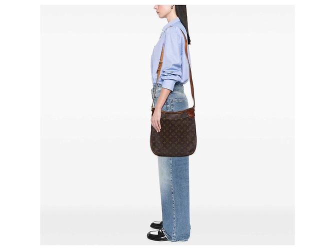 Louis Vuitton Brown Monogram Odeon MM - view 7