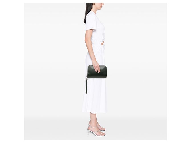 Louis Vuitton Pochette Baikal aus grünem Taiga-Leder Dunkelgrün - Ansicht 6