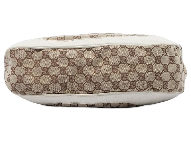 Borsa a tracolla Gucci Charlotte in tela GG beige - vista 3