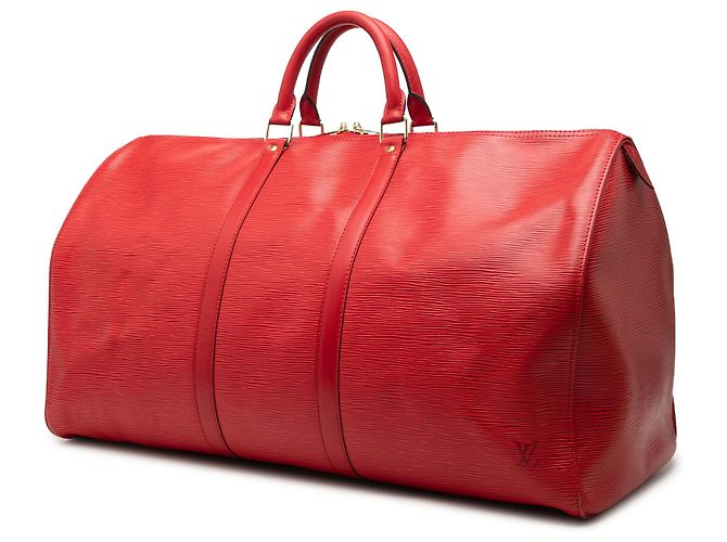 Louis Vuitton Red Epi Keepall 55 Rosso - vista 2