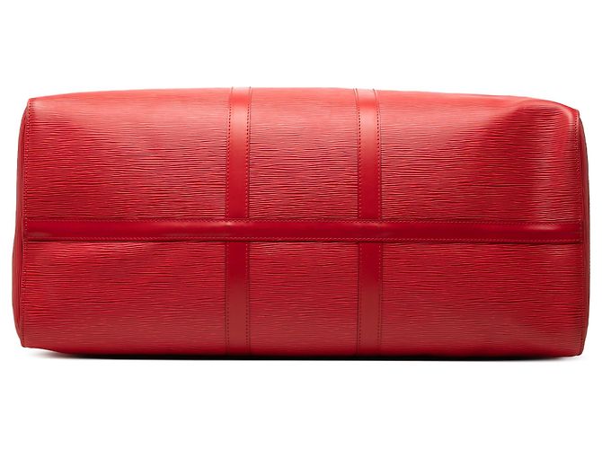 Louis Vuitton Red Epi Keepall 55 Rosso - vista 3
