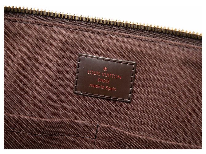 Louis Vuitton Brown Damier Ebene Porte Documents Jour Marrom - vista 5