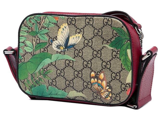 Gucci Beige GG Supreme Web Tian Crossbody - vue 2