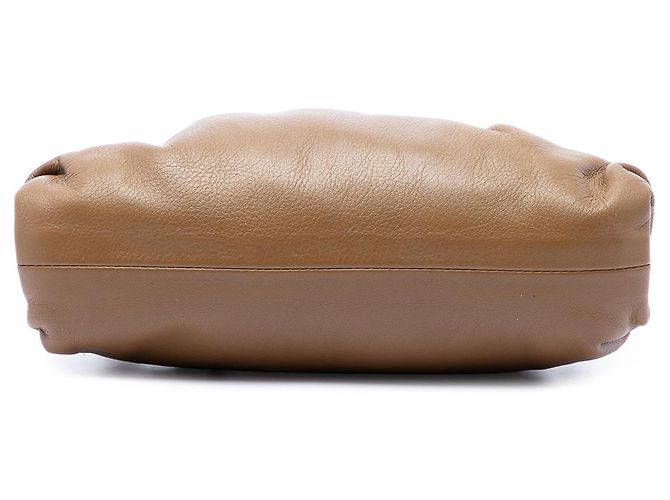 Bottega Veneta The Mini Pouch Crossbody in nappa marrone - vista 3
