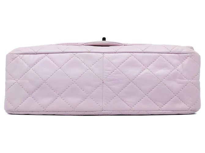 Chanel Purple Quilted Lambskin Reissue 2.55 Double Flap 227 Lila - Ansicht 3
