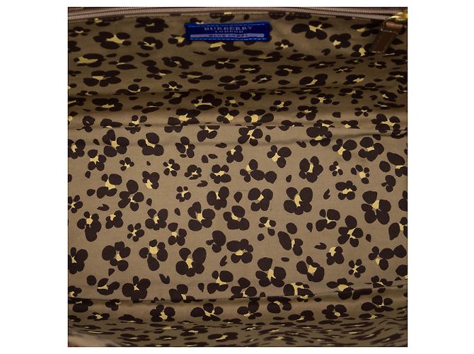Sacola Burberry em Denim Azul - vista 4