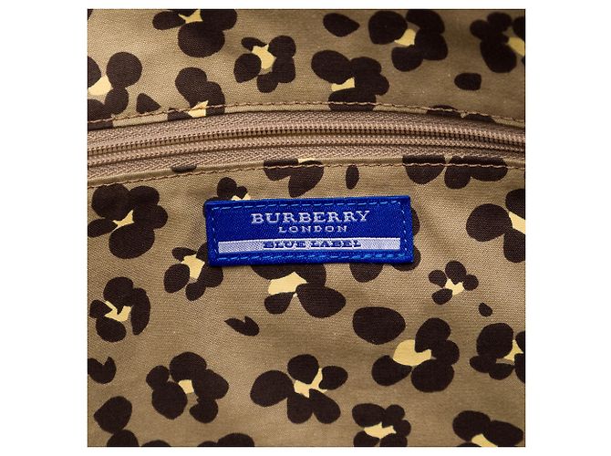 Sacola Burberry em Denim Azul - vista 5
